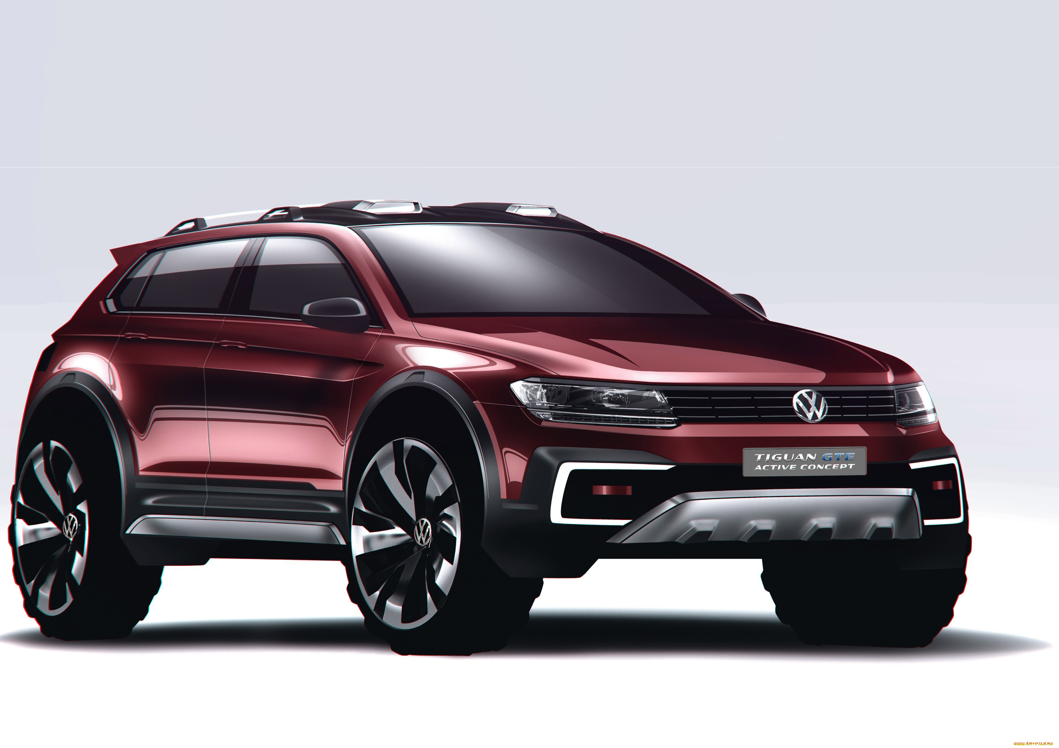 volkswagen tiguan gte active concept 2017, , 3, volkswagen, gte, tiguan, concept, 2017, active